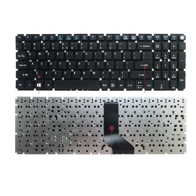 New US laptop keyboard for Acer Aspire 5 A515-51 A515-51G A517 A517-51-5832 A515 A615-51 N17C4 TX50-G N16Q2 TMTX50