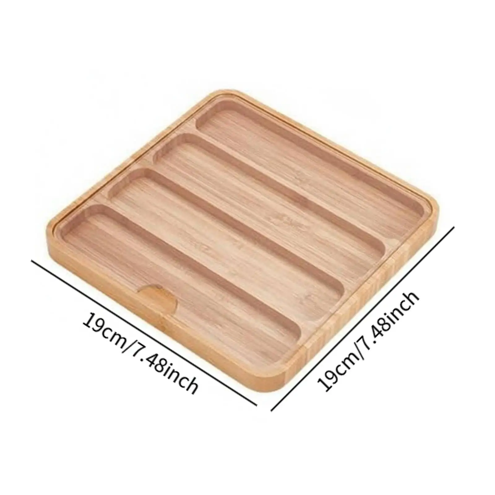 Watch Band Organizer Watch Straps Storage Box Compact Acrylic Lid for Desk Display Dust Protection Reusable Display Tray Wood - view 3