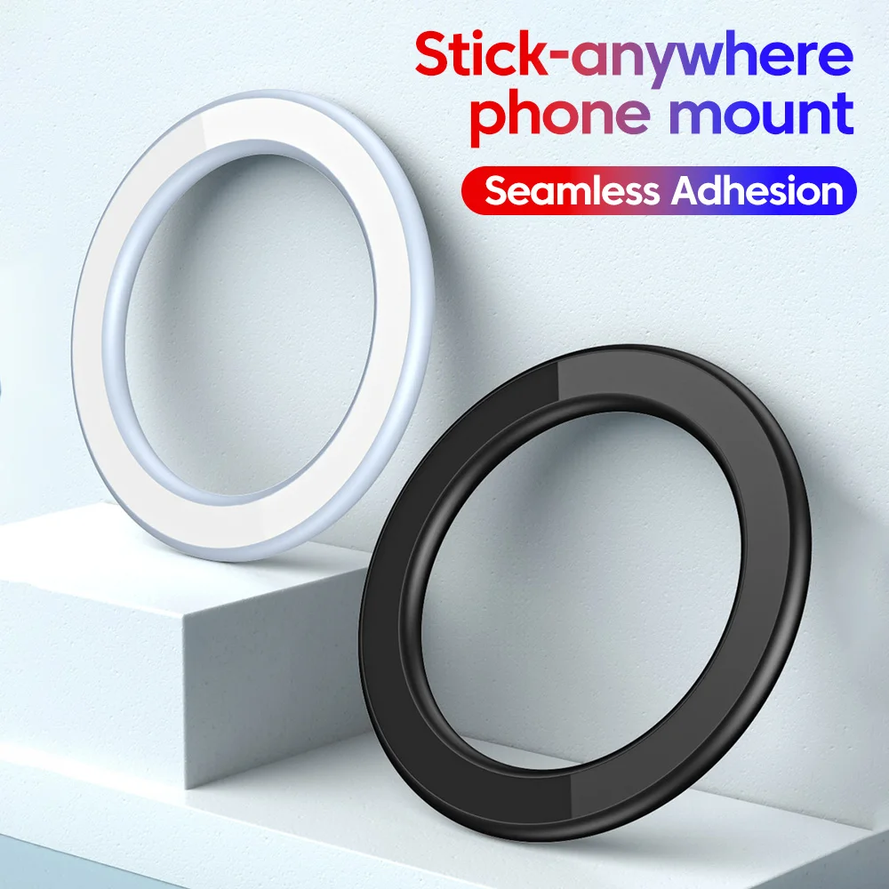 

Single-sided Magnetic Ring Holder For iPhone 17 16 15 Magnet Wall Mobile Phone Holder Magnetic Car Phone Stand Universal Stand