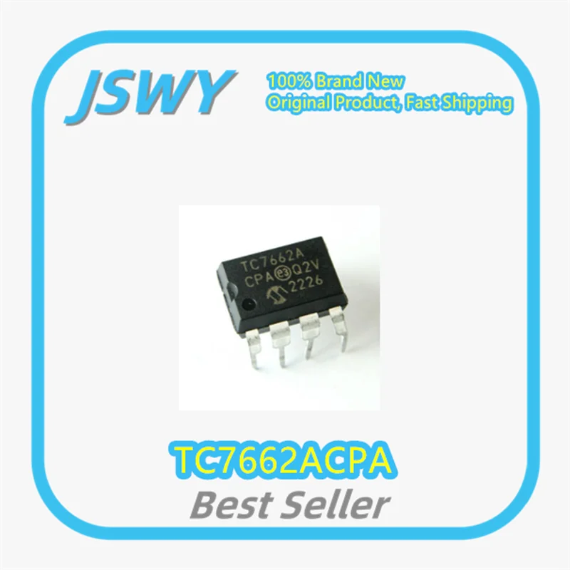 (5/50 pieces) TC7662ACPA TC7662 DIP-8 DC-DC power chip, brand new and original.