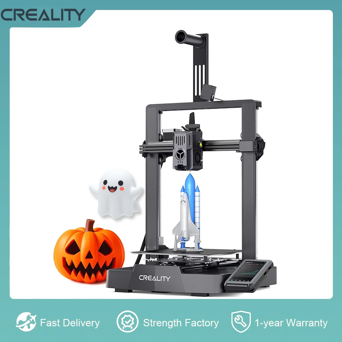 Creality Ender-3 V3 KE 3D Printer 500 mm/s Max Speed Printing Smart  Auto-Leveling Sprite Direct Extruder Supports 300℃ Printing