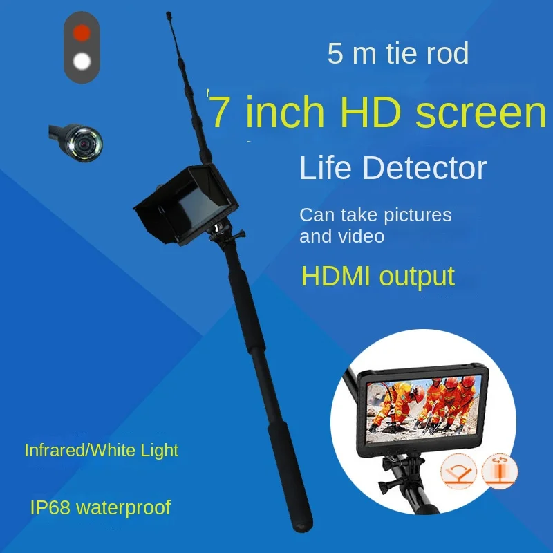 

Life Detector Recording Photography Telescopic Rod Snake Eye Earthquake Fire Rescue Search Instrument