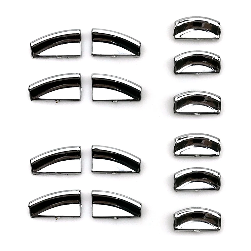 2X for Mercedes Benz ML GL W166 X166 C W204 E W212 GLK X204 Class Door Lift Button Stickers ABS Chrome Trim Accessories