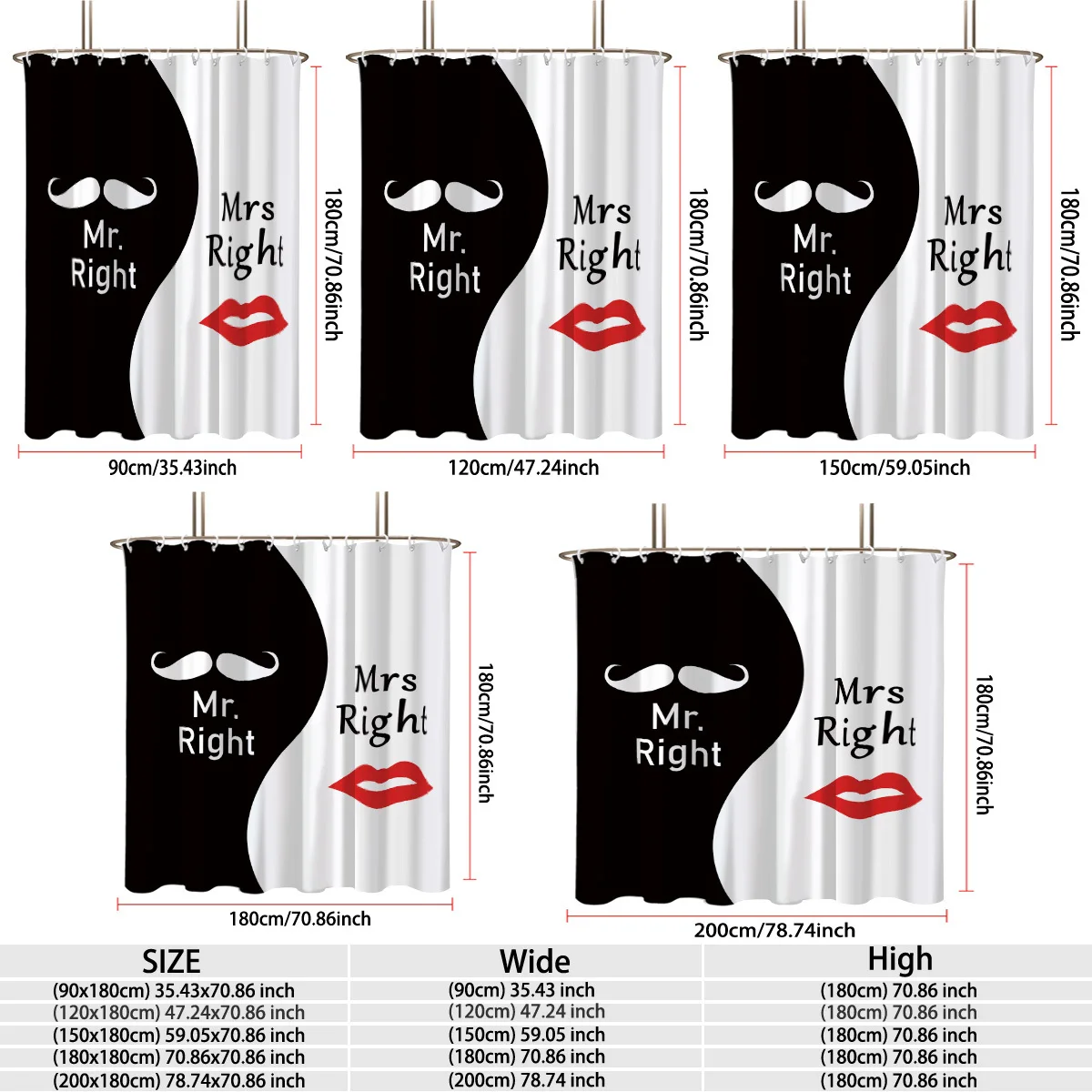 Funny Sweet Couple Mr Right Mrs Right Mustache Lip Black‑White Contrast Flannel  Soft Light Warm Plush 