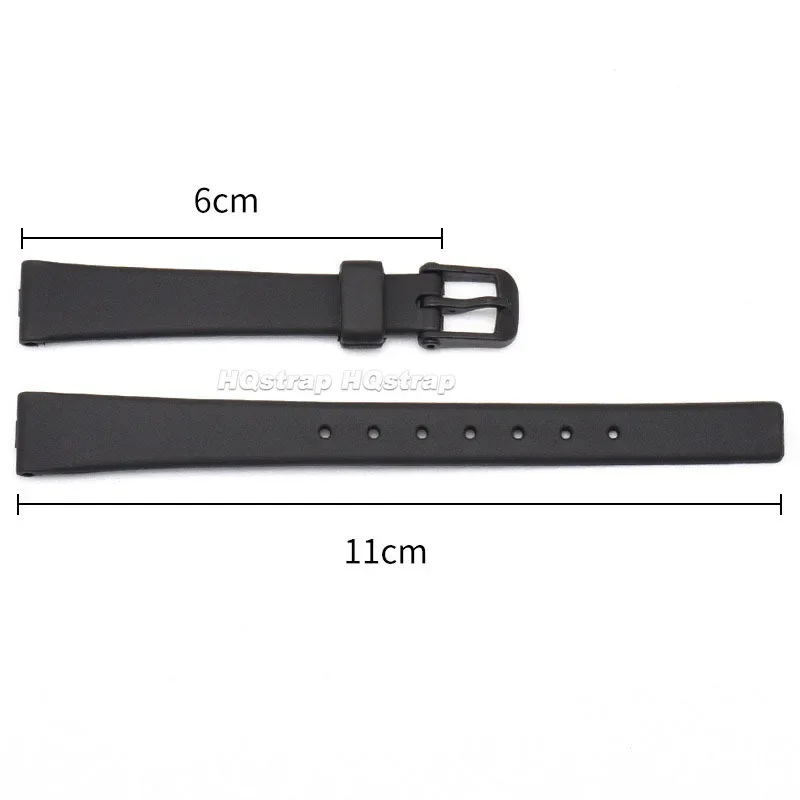 Cinturino in silicone da 12 mm cinturino in gomma morbida per Casio LQ-139 LQ-130 LQ-140 cinturino impermeabile cinturino sportivo universale