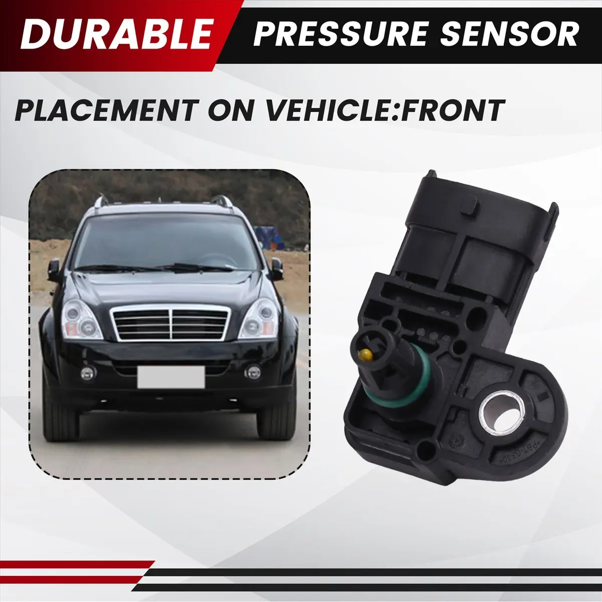 #19F (Black)6715420017 Intake Manifold Pressure Sensor for Ssangyong,Automotive Parts & Accessories