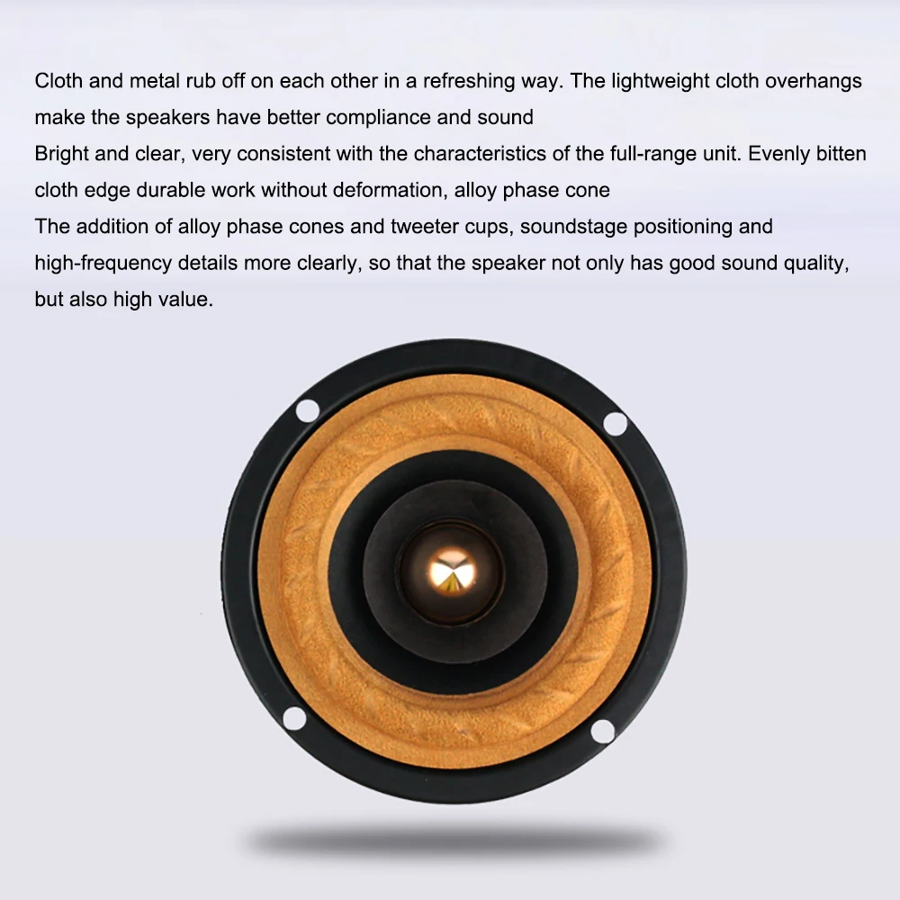 Lyele Audio 3 inch full-range speakers HiFi unit computer bluetooth audio home theater DIY high school bass full-range speakers