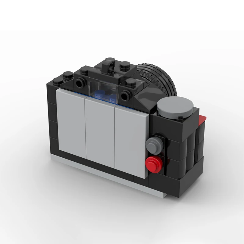 44PCS MOC DSLR Digital Camera Photographic Equipment Simulation Model DIY Building Blocks Birthday Gift