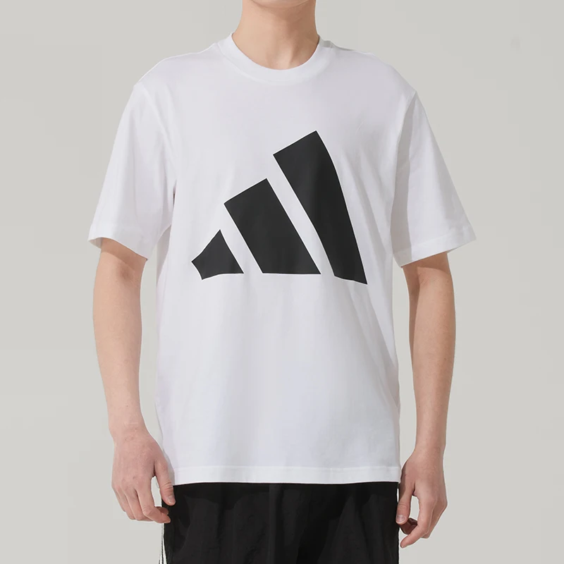 

Мужская спортивная футболка Adidas m Bl Sj t, свободная, дышащая, с короткими рукавами, Je8943