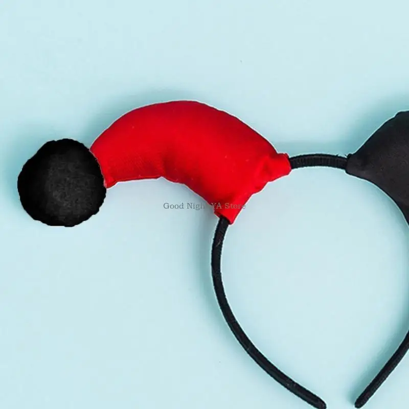 Devil Horn Headband Halloween Make-up Cosplay Hairband for Shoot Movie