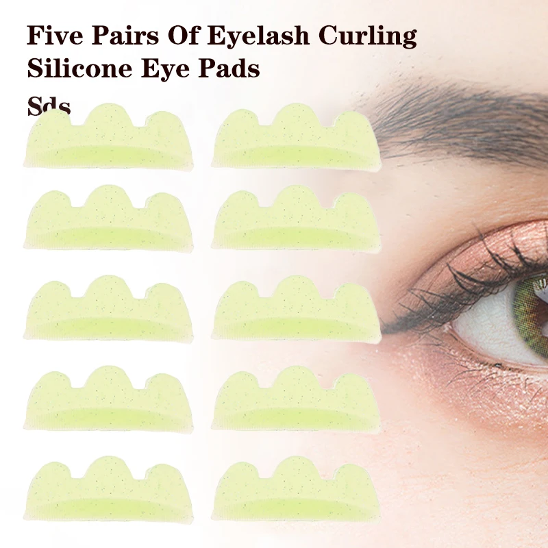 5 Pair/pack Silicone Eyelash Perm Pad Recycling Lashes Rods Shield Lifting Eyelash Curler Makeup Accessories