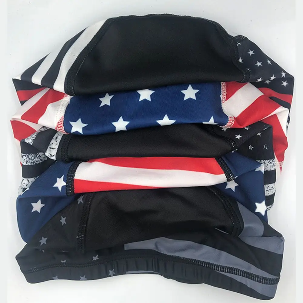 Gorro ciclismo transpirable con forro y estampado bandera pirata - imagen 4