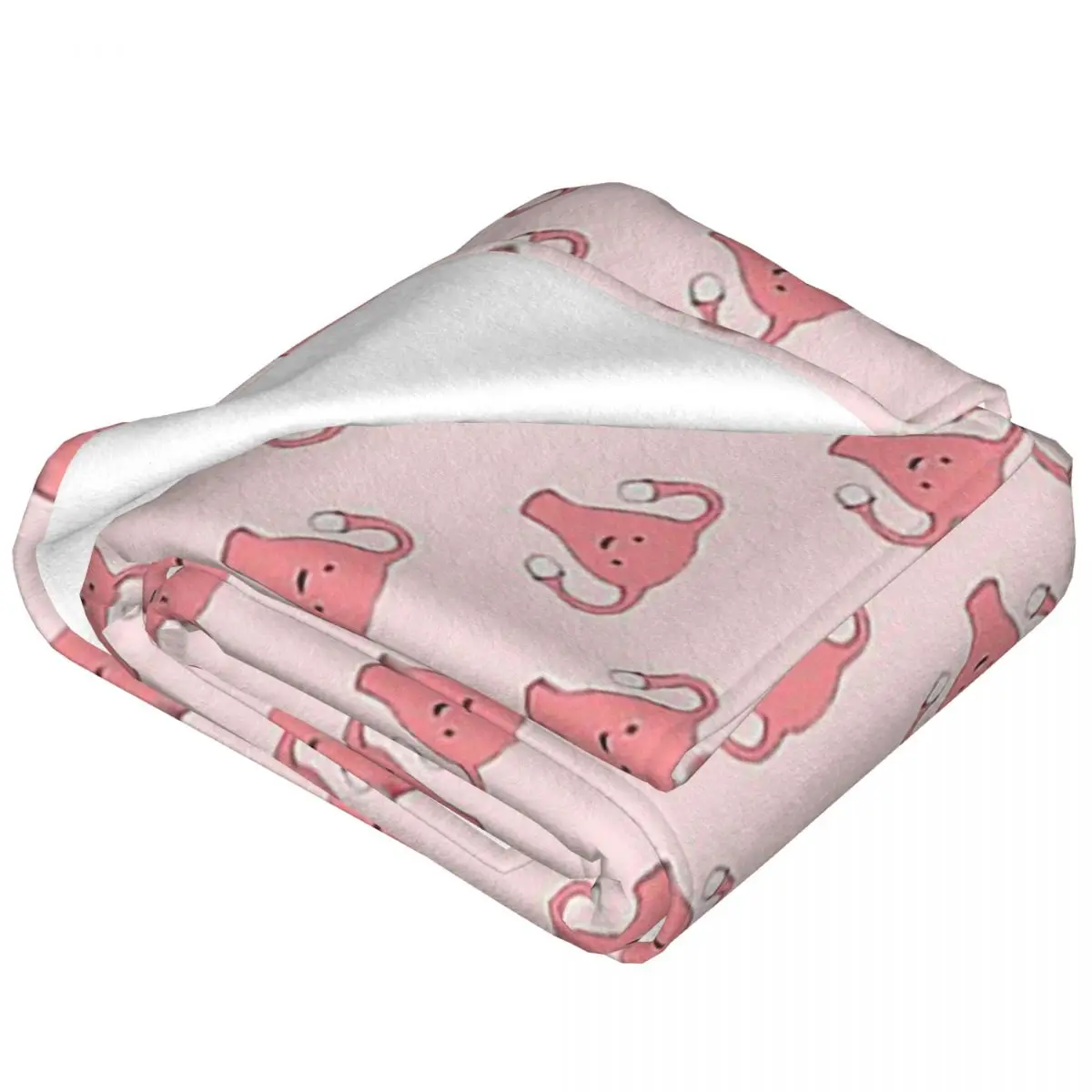 سلسلة الرحم - بطانيات يوم الذروة السعيدة، بطانيات صوفية محمولة للأريكة والفراش والسفر، لحاف المفرش