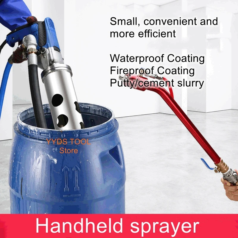 Máquina de pulverização multifuncional elétrica pequena do pó da massa de revestimento da pintura do almofariz do cimento à prova dwaterproof água