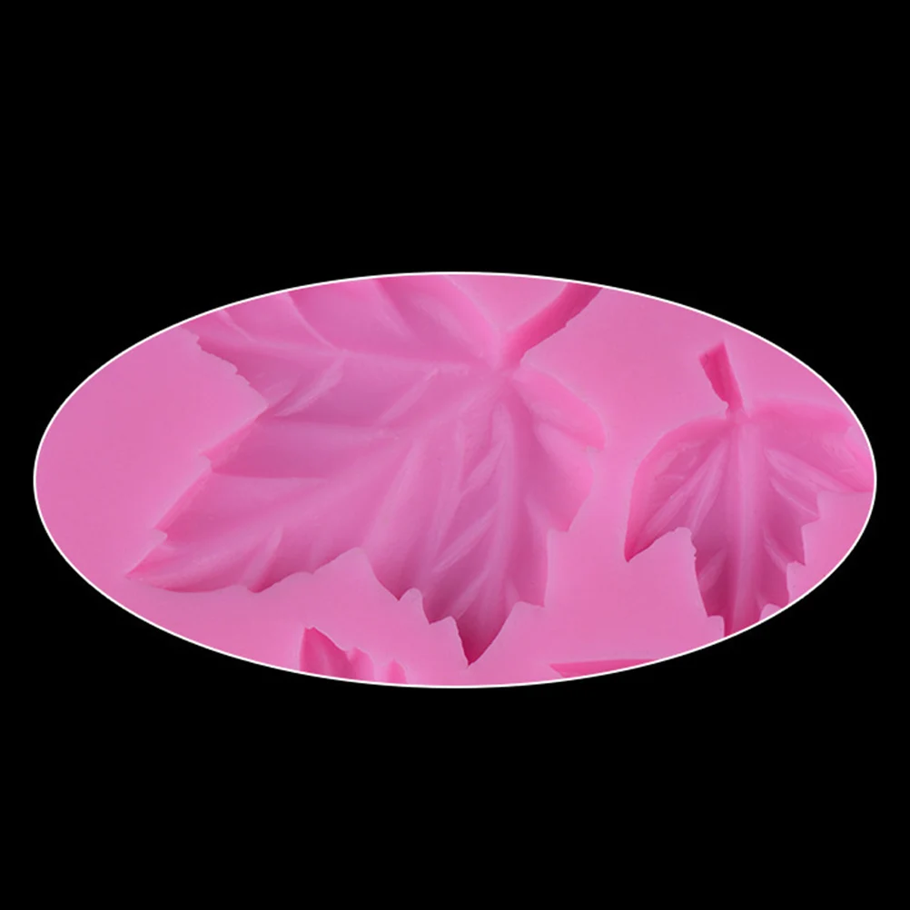 

Silicone Baking Mold 3D Leaf Shaped Pink Cake Fondant Chocolate Decorative Tools Non-Stick Eco-Friendly DIY Party Supplies