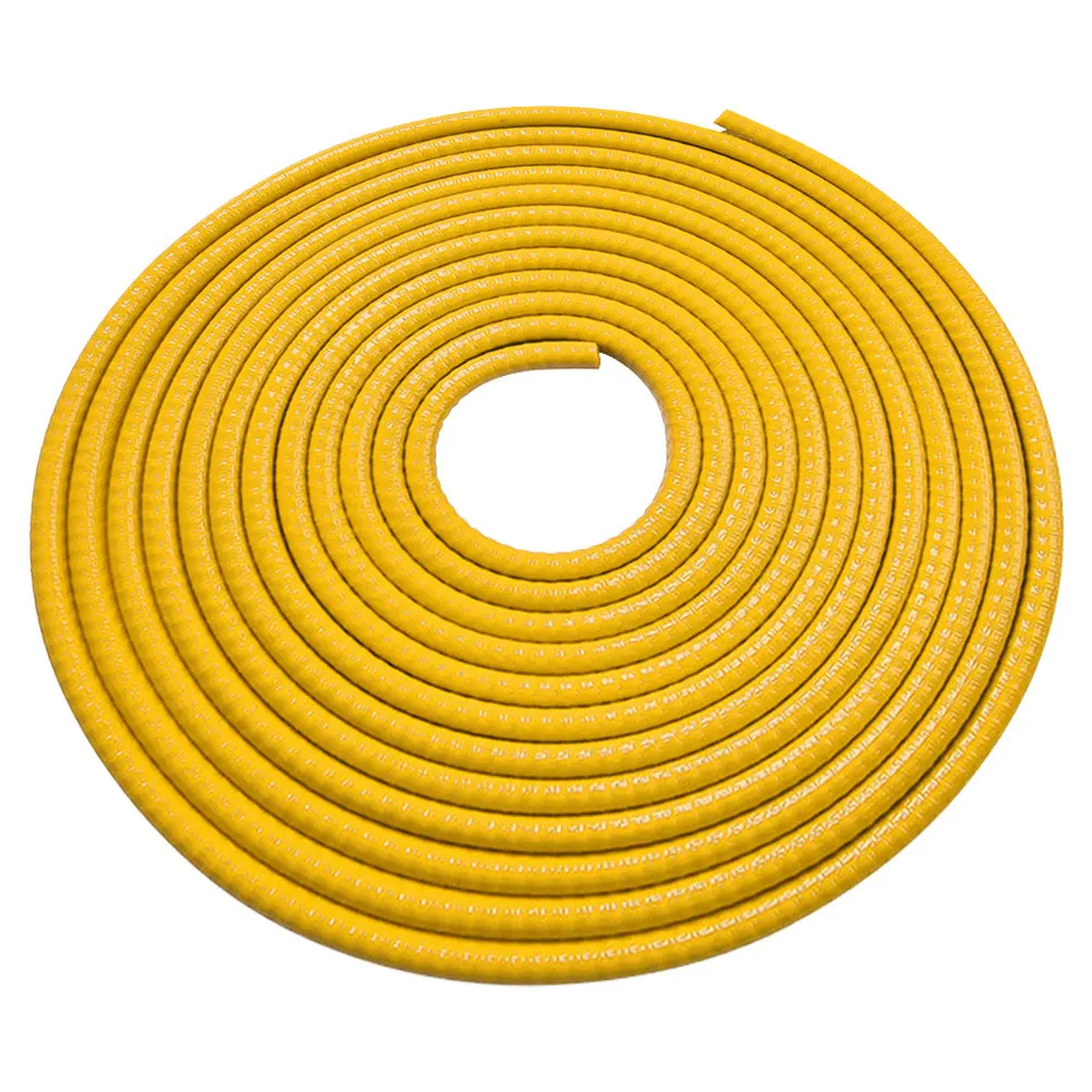 

Car Door Guards Trim Yellow Rubber Seal Protection Car Seal Strips Durable Protector Guard Guard Strip Dustproof