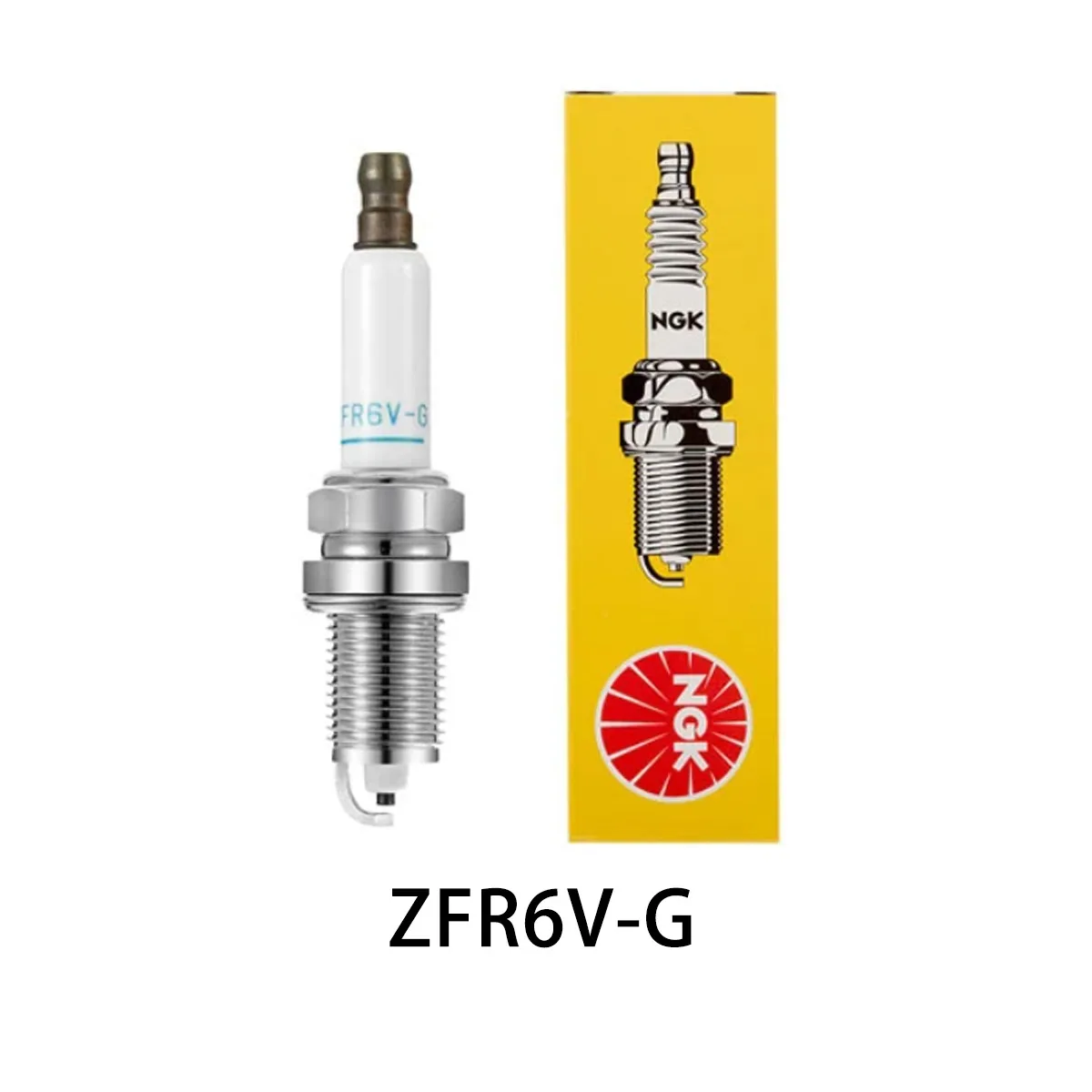 NGK Nickel Alloy Spark Plug ZFR6V-G 96166 Uses For Car Auto Engine Baojun 630 Pentium