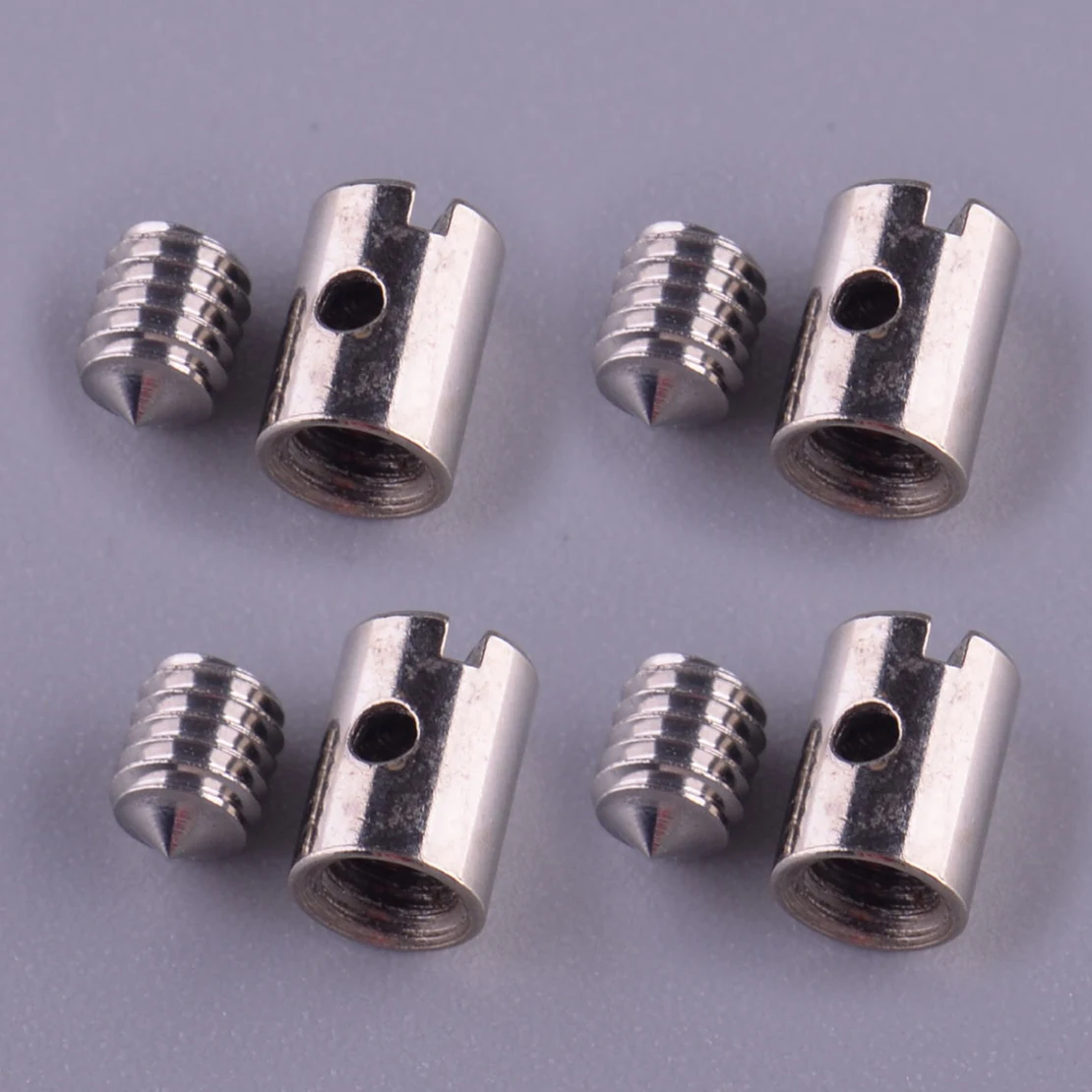 

4 Sets 5mm Solderless Throttle Cable Connector Joint for Motorcycle Scooter Bicycle Quad Bike Car Truck Boat Universal