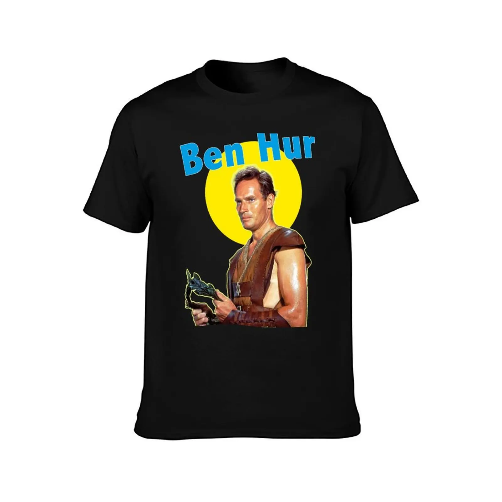 Charlton Heston, monumental film Ben Hur, William Wyler T-Shirt Casual All Match Short Sleeve T-Shirt
