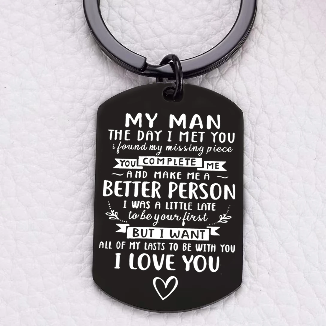 عيد الميلاد لعيد الميلاد لصديقها زوج عيد الحب الذكرى السنوية أحبك هدايا له الرجال صديقها المفاتيح #4