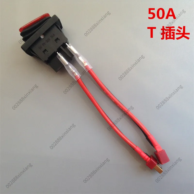 for 50A Waterproof Power Switch 4‑Pin 2‑Position with XT60 T‑Plug Main Power Switch for RC Fishing Net Boat