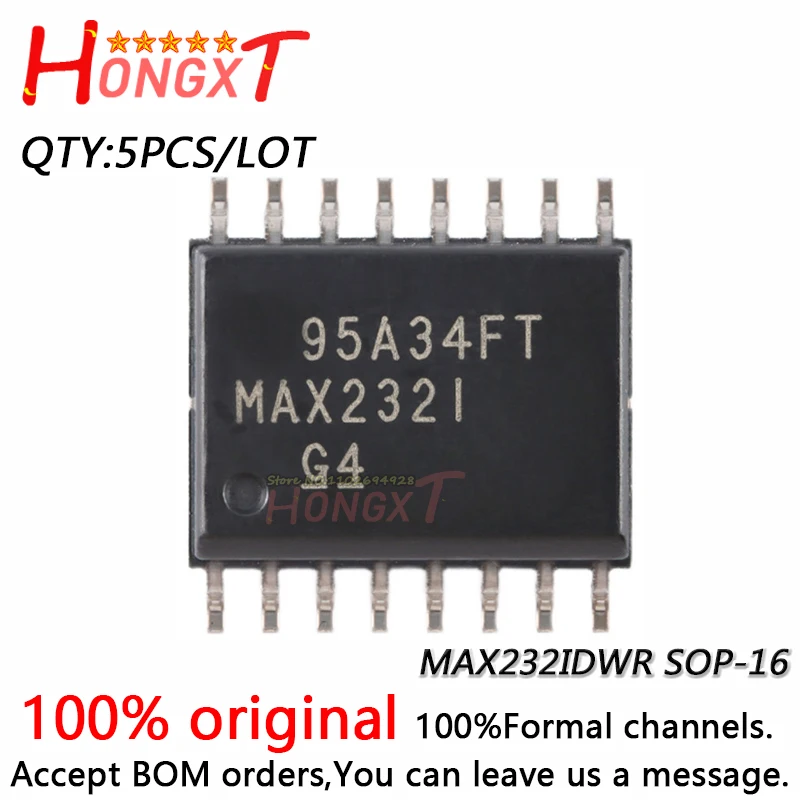 5 piezas 100% nuevo MAX232IDWR SOP-16.Chipset