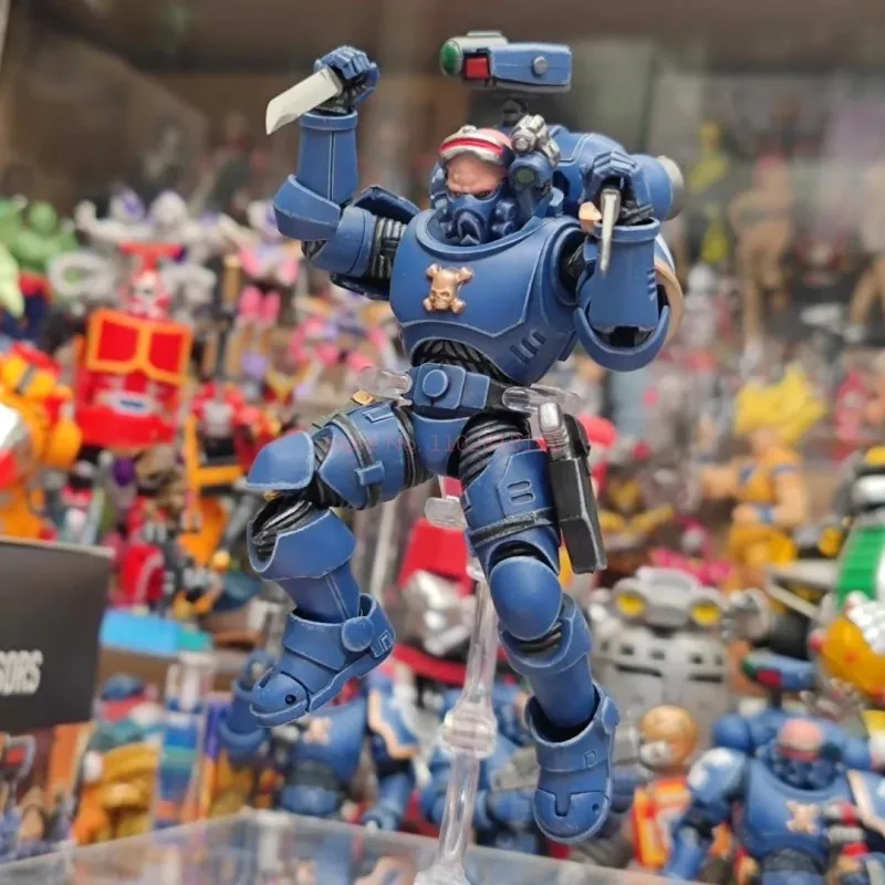 JOYTOY Ultramarines Incursors 1/18 figurki 12cm wspólne ruchome figurka Warhammer 40K Anime lalka kolekcjonerska zabawka prezent