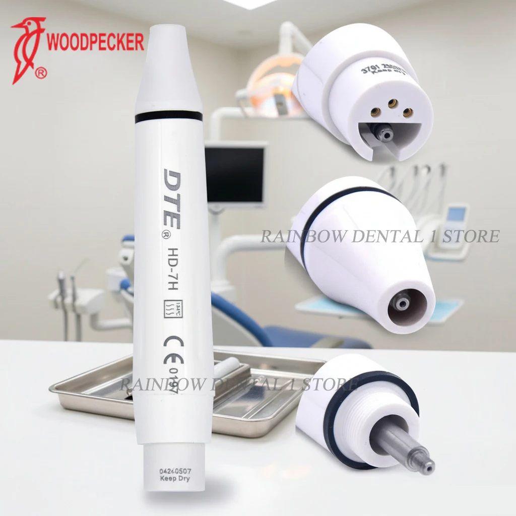 

Наконечник для стоматологического скалера Woodpecker DTE HD-7L HD-7H со светодиодной ручкой для стоматологического ультразвукового скалера подходит для UDS EMS NSK SATELEC