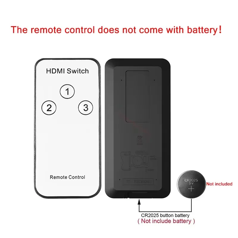 1080P HDMI التبديل 3 المدخلات 1 الناتج HDMI إشارة فيديو الجلاد محدد محور 3x1 محول مع جهاز التحكم عن بعد لشاشة تلفزيون الكمبيوتر PS4