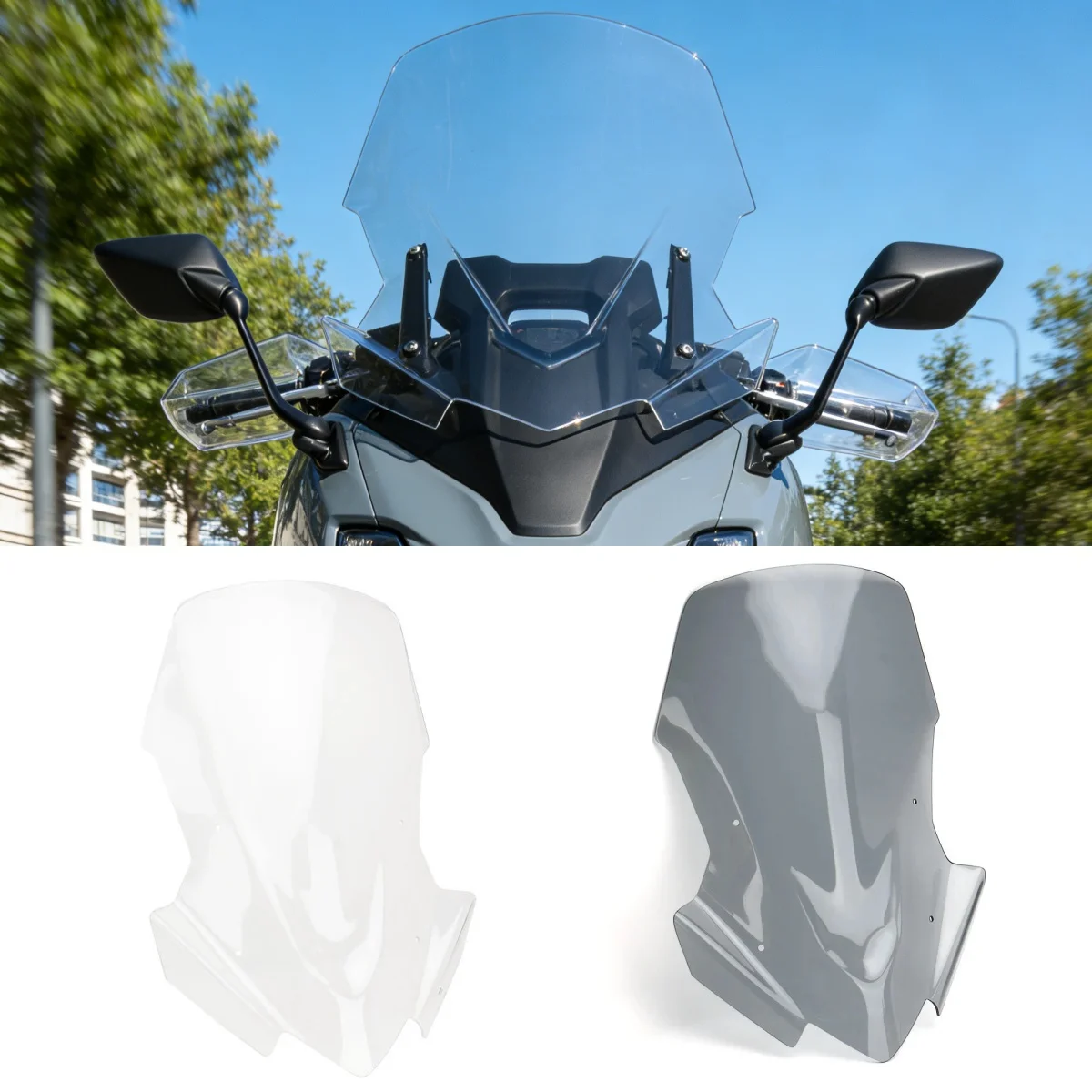 

Motorcycle Touring Windscreen Windshield Visor Fairing Wind Screen Deflector For Yamaha TMAX560 TMAX T-MAX 560 2022 2023 2024