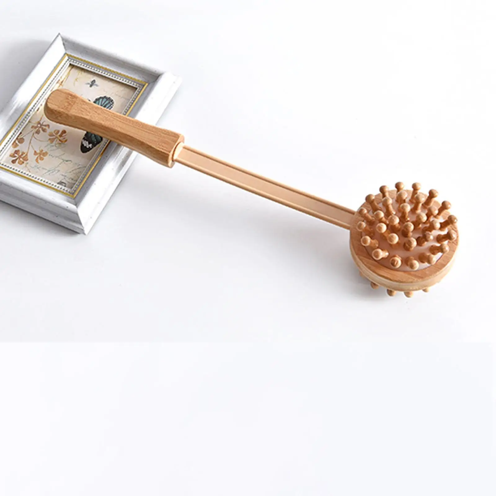 Manual Muscle Massage Hammer Stick Wood Handle for Men Women ,Easy to Carry