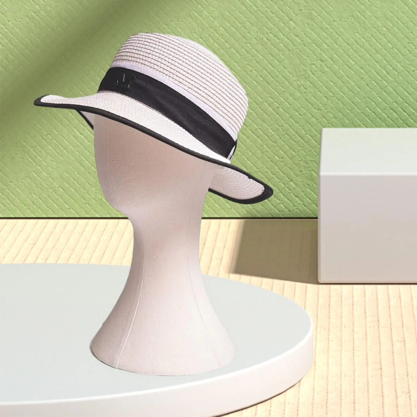 Immagine 5: Testa di manichino Testa di manichino per styling multiuso per cappello per cuffie da esposizione
