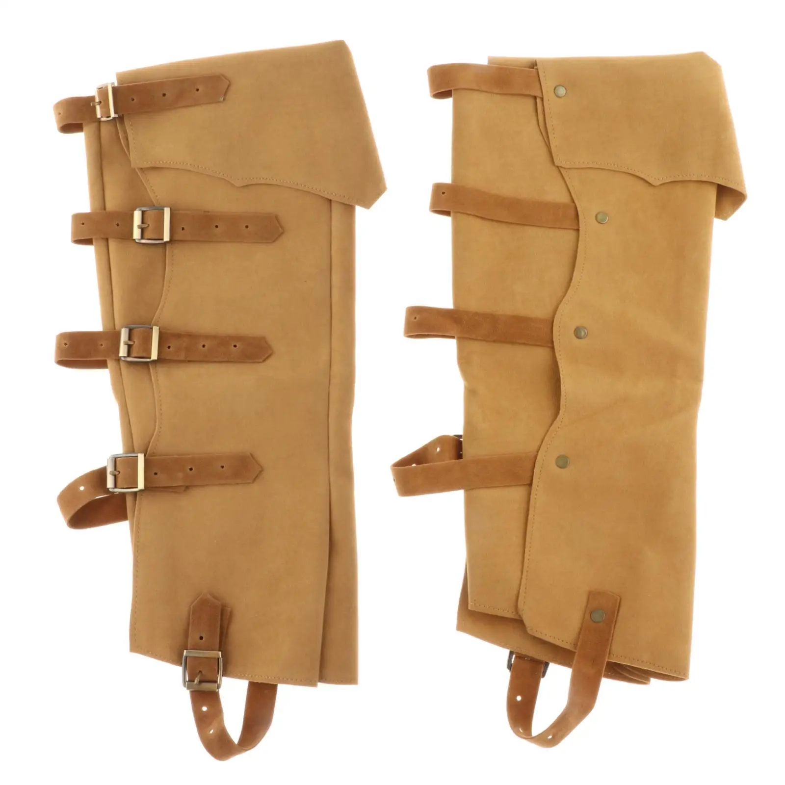 أغطية أحذية القراصنة إكسسوارات تنكرية PU حافظة أحذية Steampunk كاكي #4