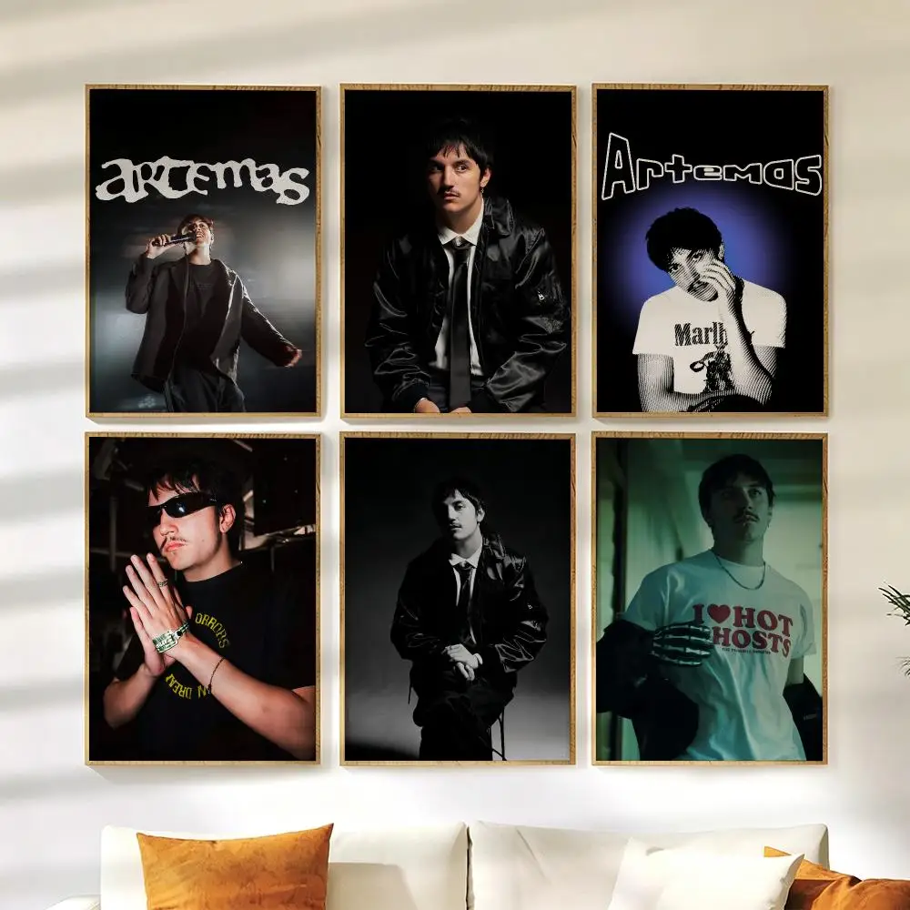 United Kingdom Singer A-Artemas Poster Wall Stickers HD Painting Self Adhesive Art Decals for Living Room Home Bedroom Decor