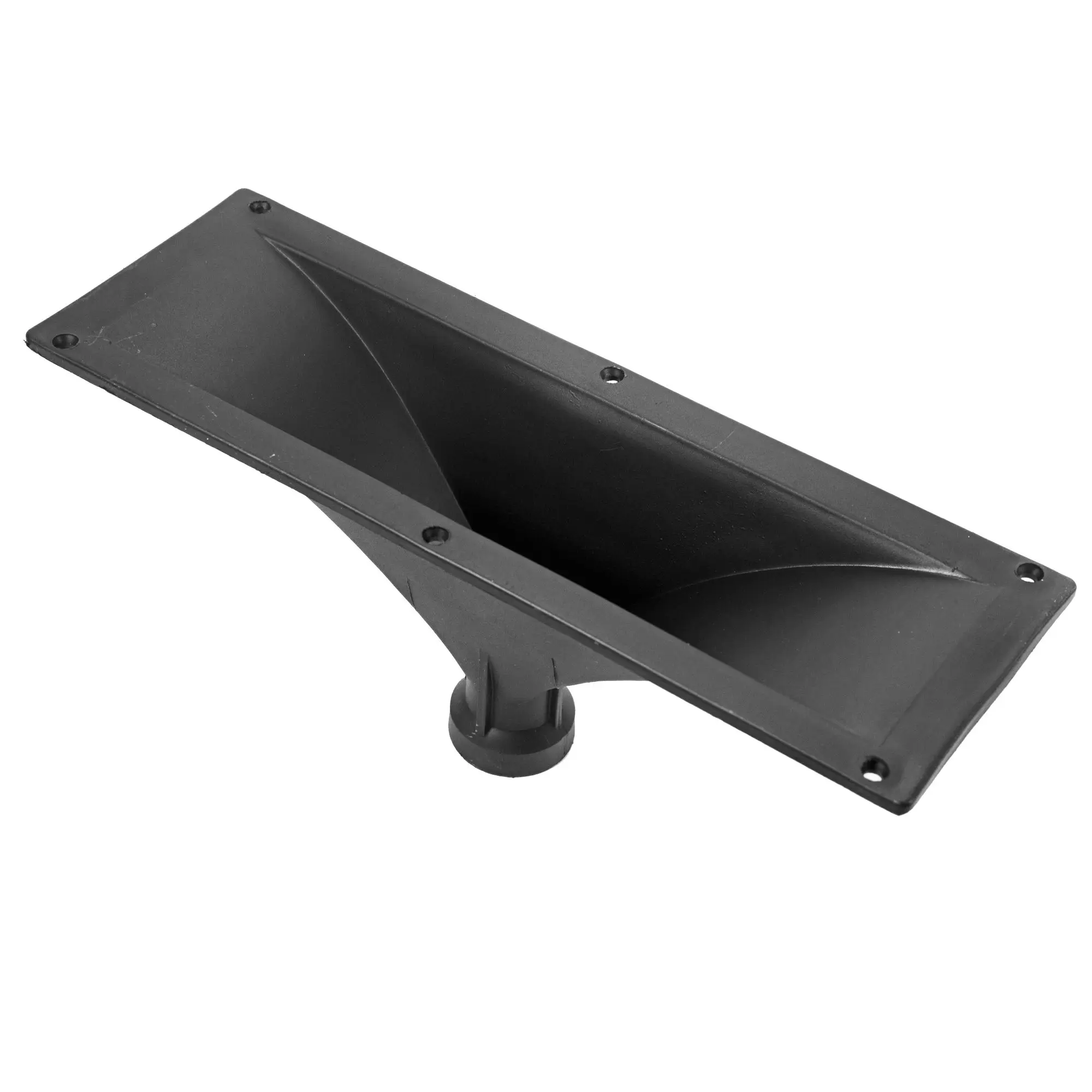 Buzina alto-falante garganta preta 1 peça parafuso no tweeter driver chifre 4x10 Polegada retângulo todos os climas diretividade alto-falante chifre garganta