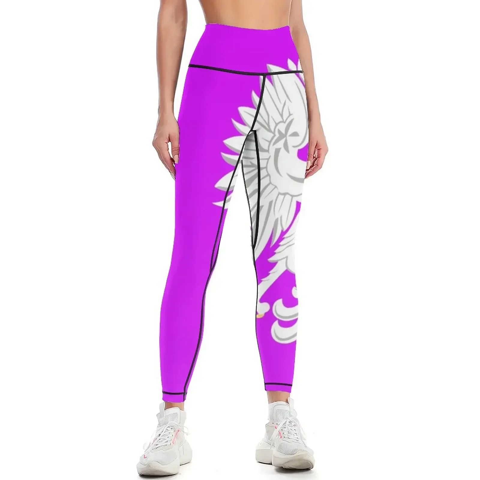 

Large Polish Eagle Leggings gym clothing jogging pants sport legging Female legging pants Womens Leggings