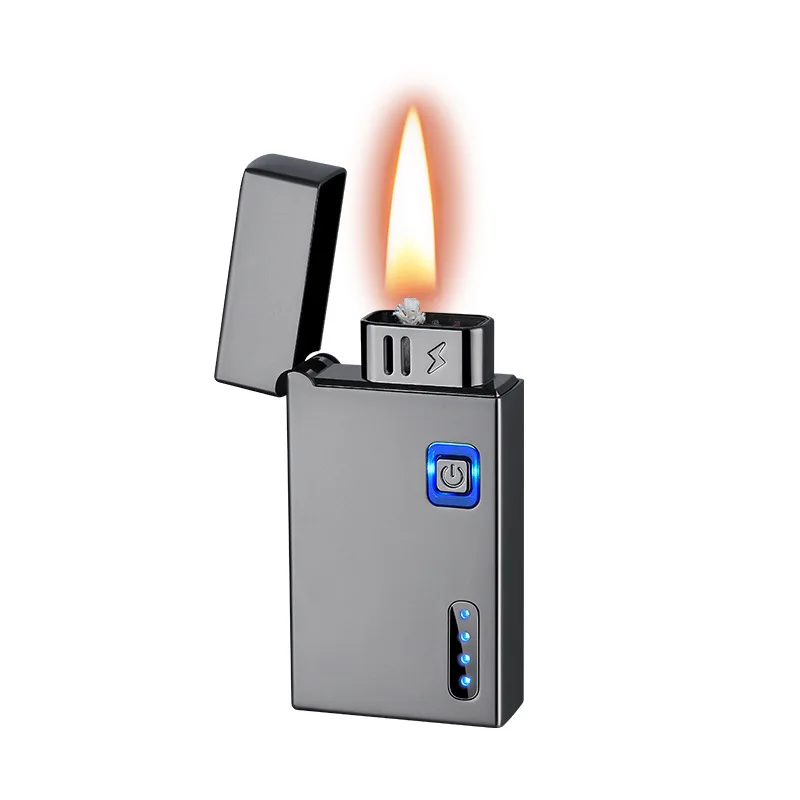 Briquet Intelligent à double usage, kérosine à Arc le plus chaud, affichage de puissance contrôlé par le son, peut graver et offrir des cadeaux, 2025
