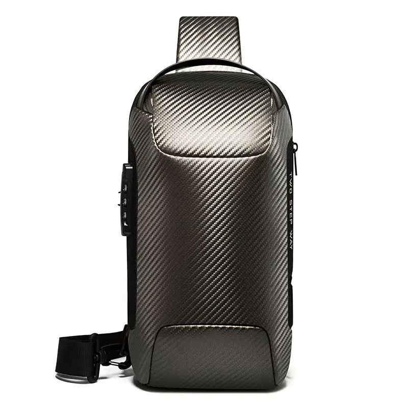 Imagem -02 - Bange Anti-ladrão Crossbody Bolsa para Homens Bolsas de Ombro Impermeáveis Carregamento Usb Viagem Curta Pacote de Viagem Masculino Bolsa de Peito Quente Novo