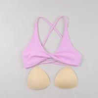 Soutien-gorge de sport sexy à fines bretelles, confortable, très extensible, respirant, amovible, pour la gym et le yoga 4