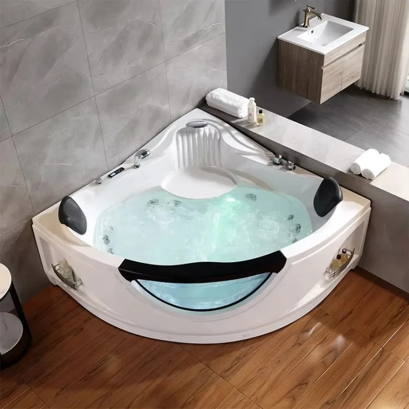 

Freestanding Massage Bathtub Bathroom Acrylic Whirlpool Jetted Spa Tub Alone