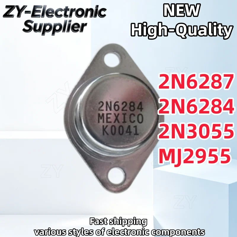 5Pcs New Original 2N6287G 2N6287 2N6284G 2N6284 2N3055 MJ2955 TO-3 Power Transistors Best Quality In Stock