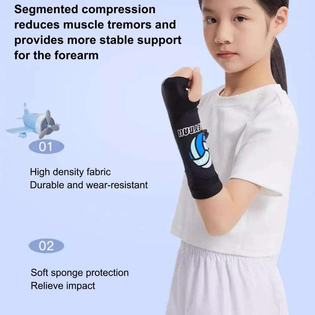 Forearm for Volleyball Teens Volleyball Arm Padded Sleeves Set Breathable Ice Silk Fabric Protective for Passing