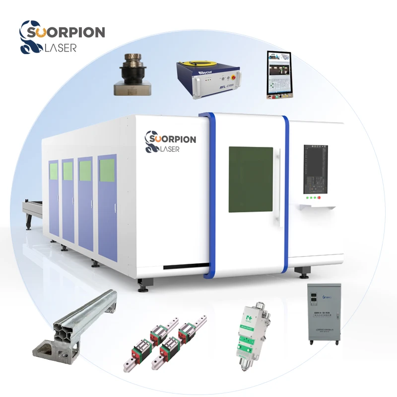 

Лазерный станок для резки металла Scorpion Laser 6025 с полным охлаждением, 12000 Вт, 20000 Вт, промышленное лазерное оборудование