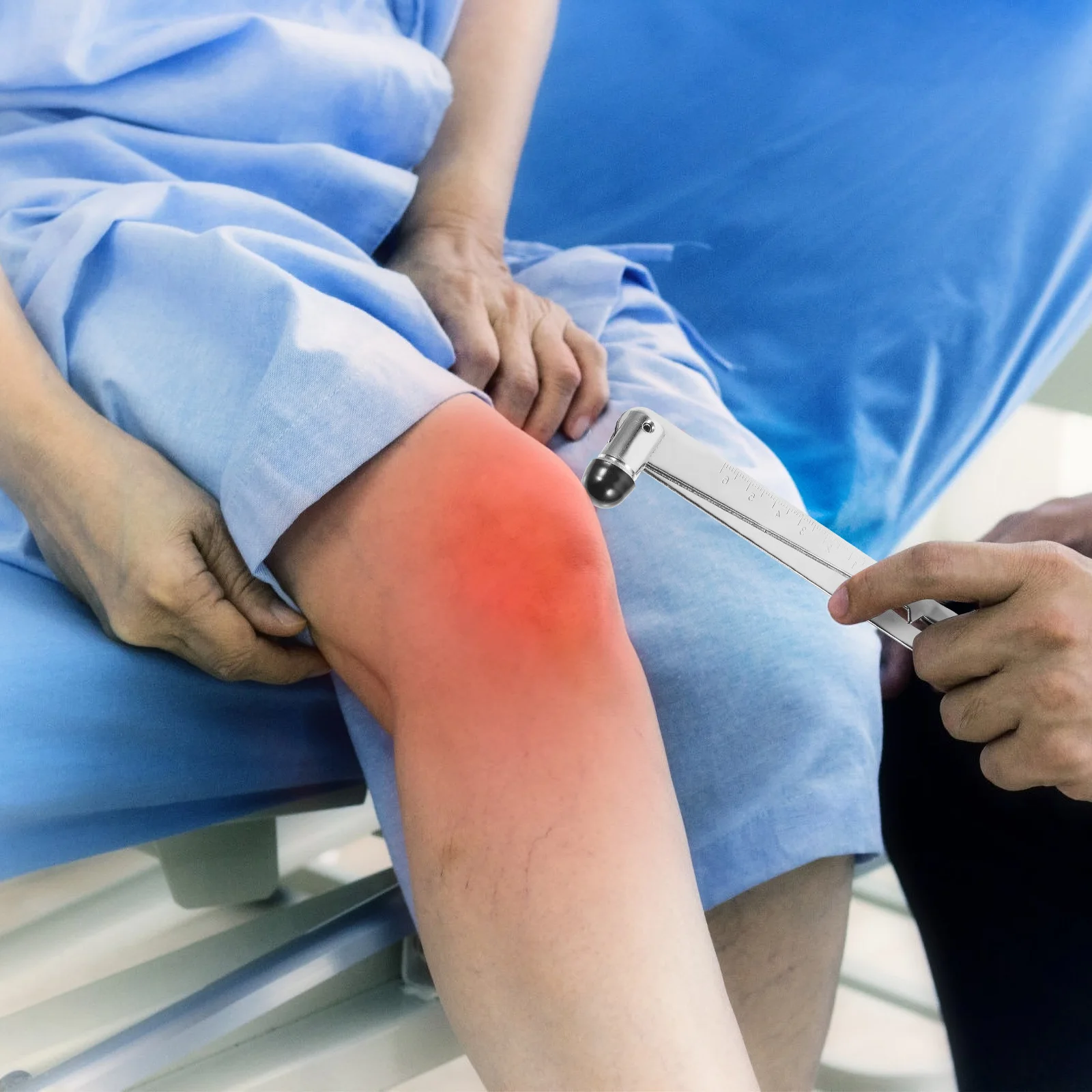 Multifunctional Reflex Hammer Medical Diagnostic Tool For Neurological Percussion Lightweight Portable Hospital Home Salon