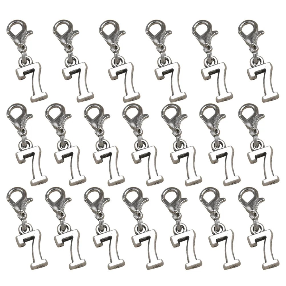 

20 Pcs Lobster Buckle Earrings Jewelry Making Alloy Pendant Charms Accessories Necklace Clasp Bracelet Dangle Keychain