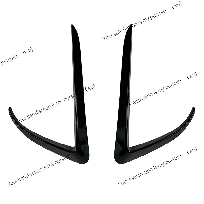 مناسبة لطراز تسلا 3 2017 + شريط أمامي شفرة سكين الهواء ملصق السيارة التعديل الخارجي #1