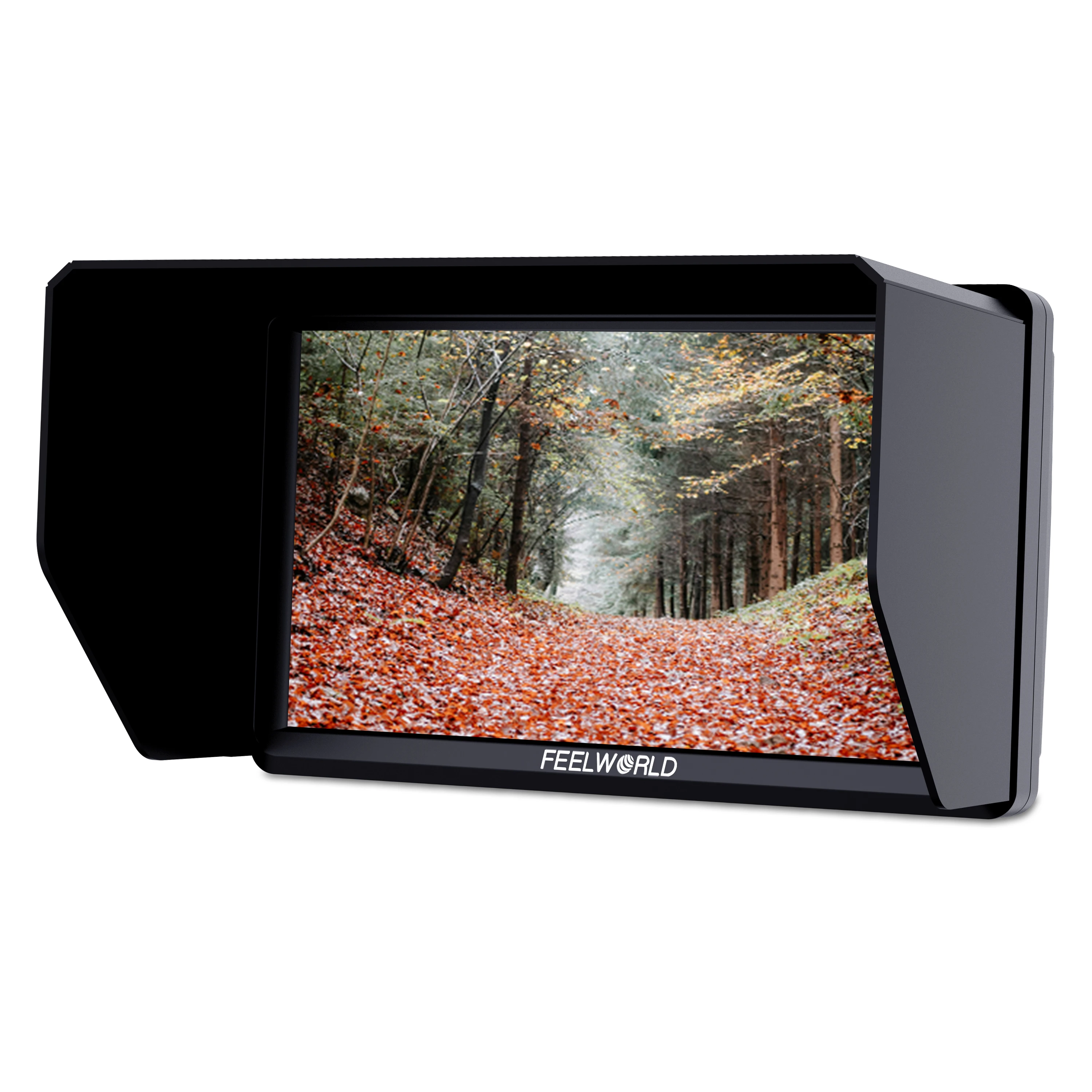 شاشة كاميرا FEELWORLD S55 V3 مقاس 6 بوصات FHD IPS، تدعم 4K HDMI I/O، مخرج طاقة بذراع مائل - شعار مخصص OEM للبيع بالجملة #1