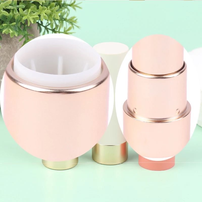 1Pcs Lipstick Empty Tube Frosted Round Cosmetic Packaging Material Refillable Bottles Lip Gloss Container