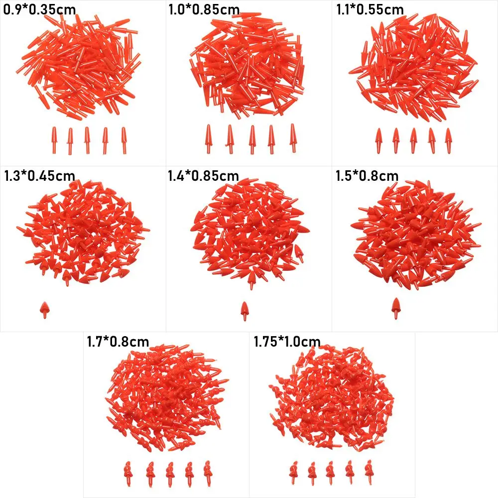 100 pz/borsa pupazzo di neve di plastica naso rosso 8 taglie mestiere bambola fai da te naso naso di babbo natale per cucire burattino di bambola