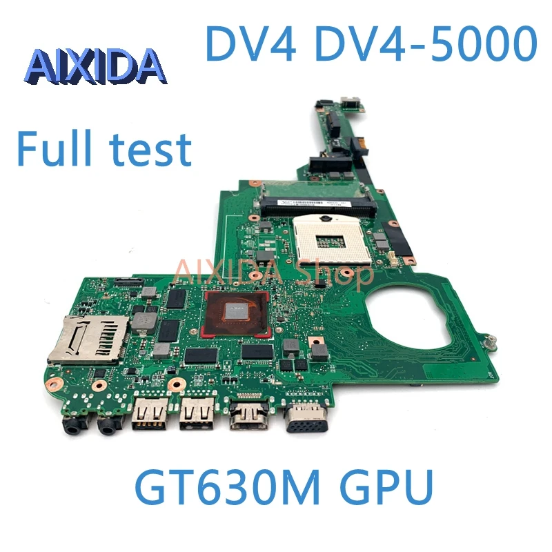 

AIXIDA 676760-001 676761-001 676760-501 WSND основная плата для HP Pavilion DV4 DV4-5000 материнская плата GT630M GPU полное тестирование